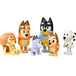 Speelfiguren> Bluey familie & vrienden set 8 delig