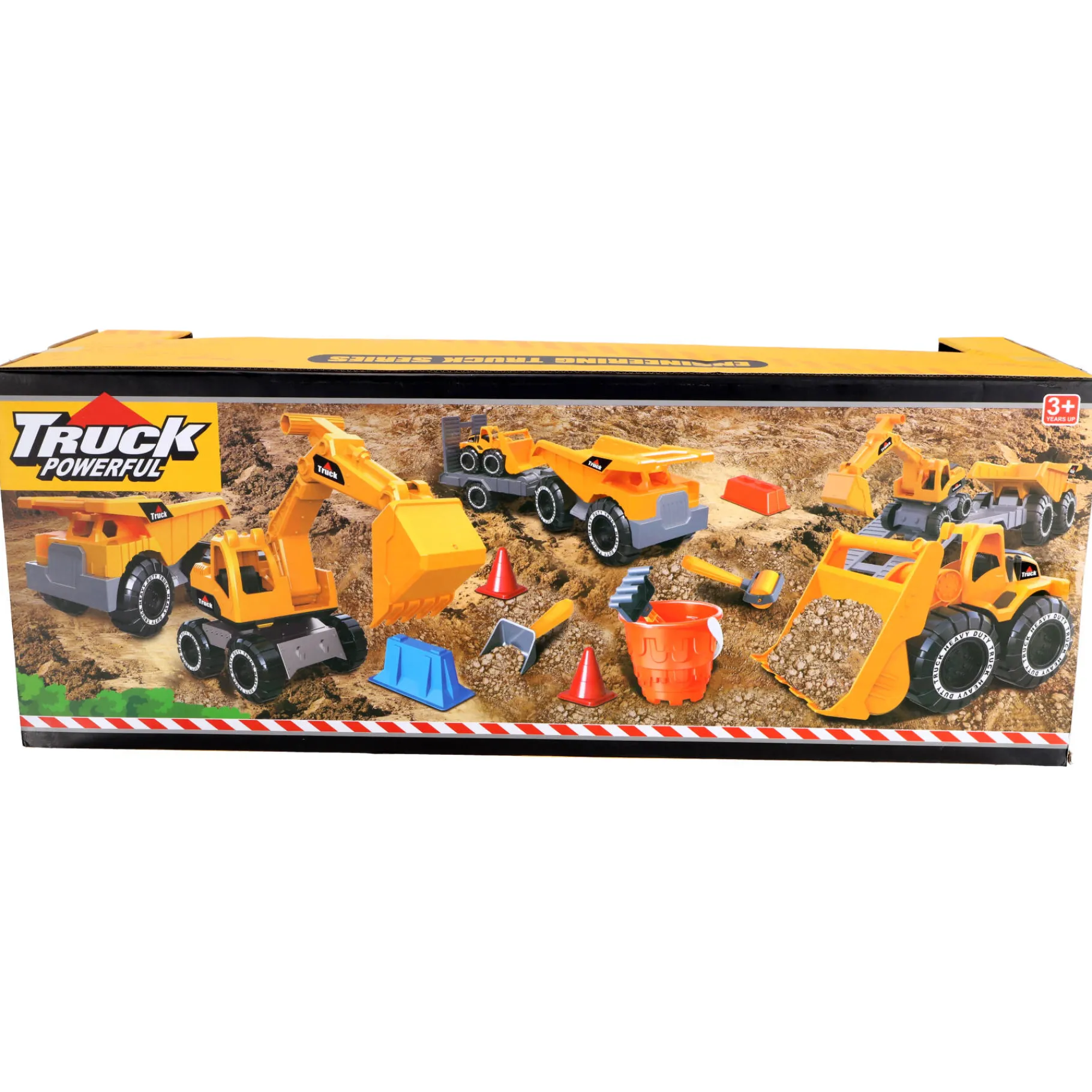 Voertuigen|Jongens> Bouwvoertuigen set met frictie