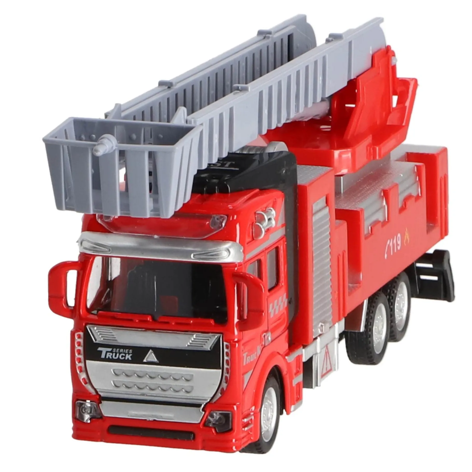 Voertuigen|Jongens> Brandweerauto die cast vrachtwagen 3 assorti