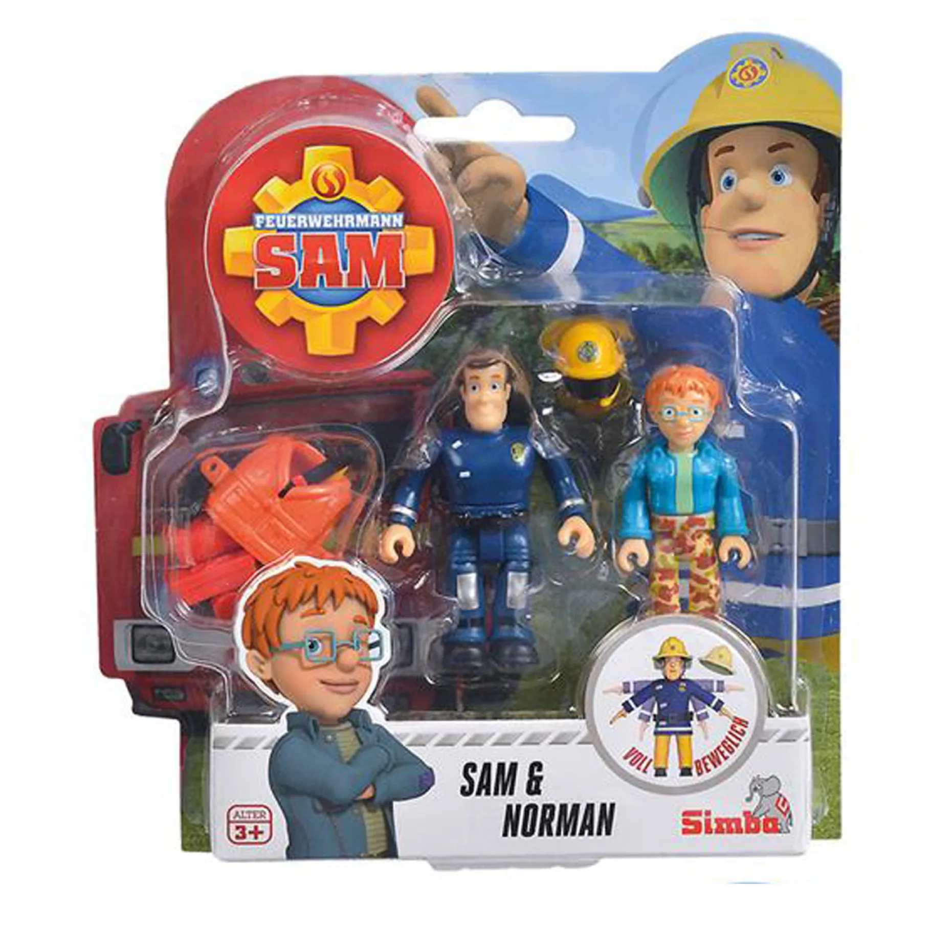 Actiefiguren|Jongens>Dickie Brandweerman Sam Figuren 4 Assorti