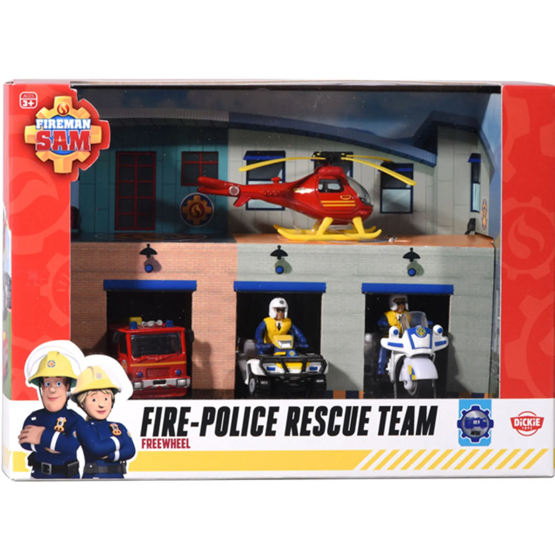 Speelsets|Jongens>Dickie Brandweerman Sam Reddingsteam Set