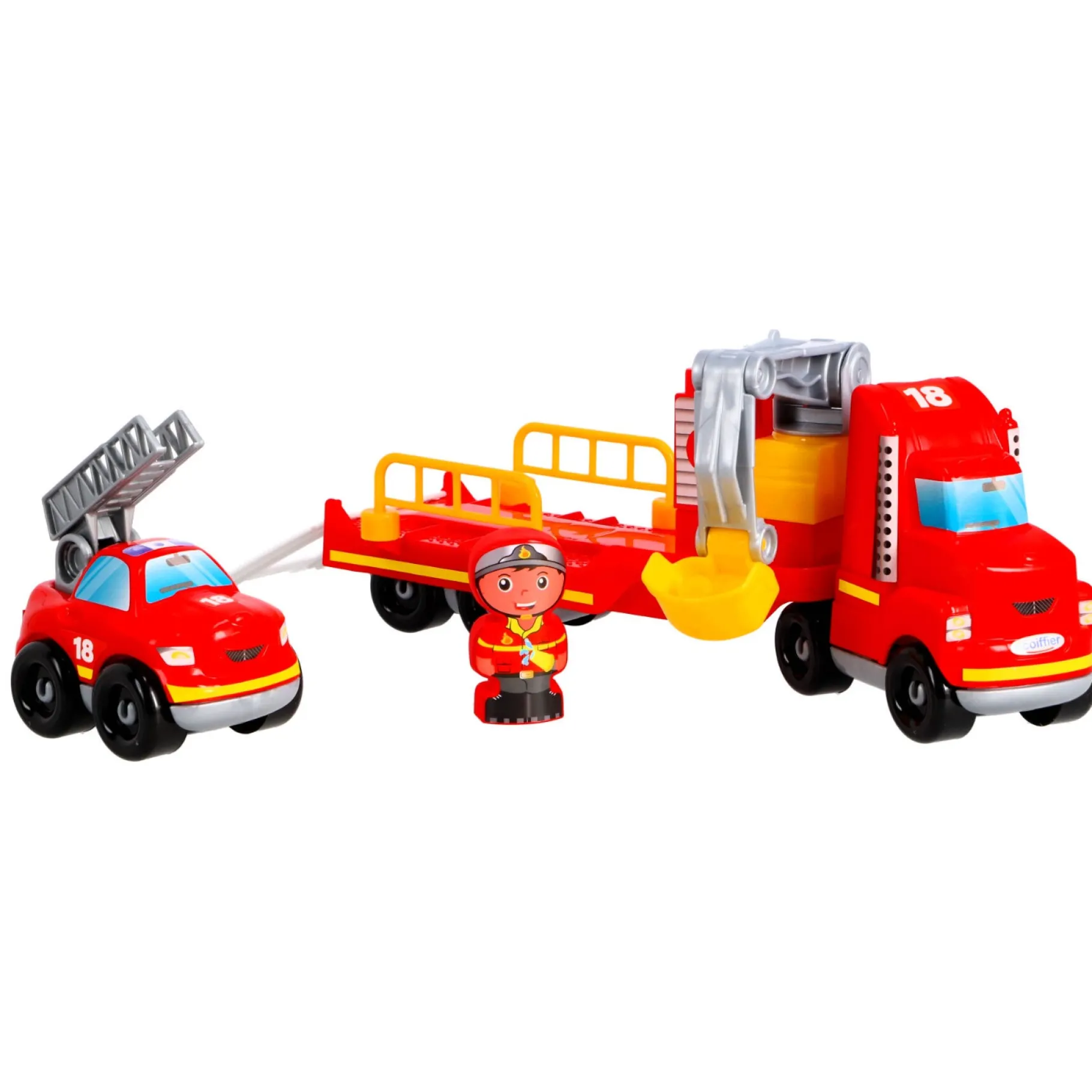 Speelsets Peuter>Abrick Brandweertruck