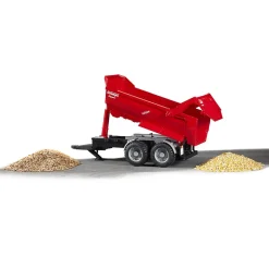 Boerderij|Jongens>Bruder Aanhanger Krampe Tandem Halfpipe Kiepwagen