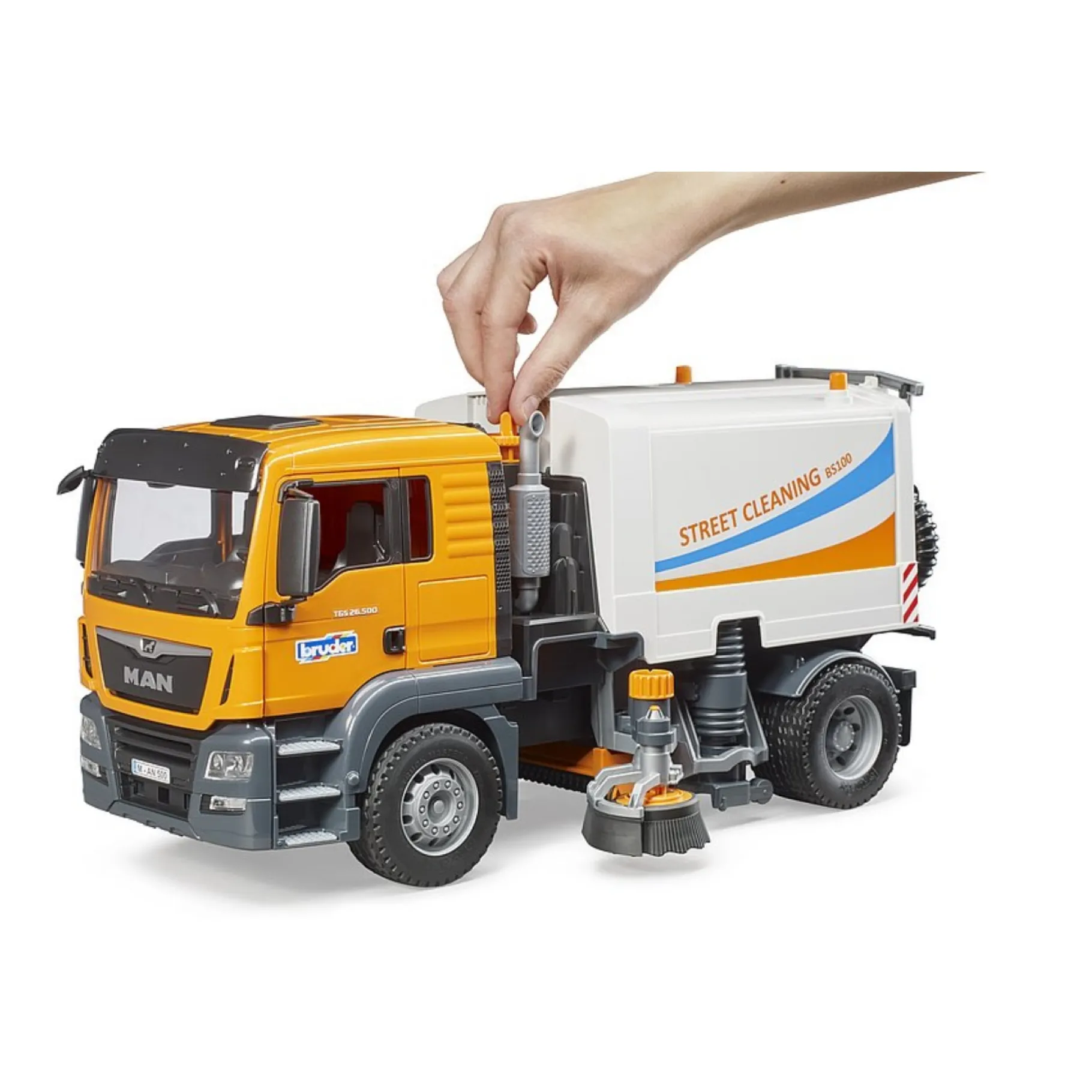 Auto's|Jongens>Bruder Auto Stratenreiniger MAN