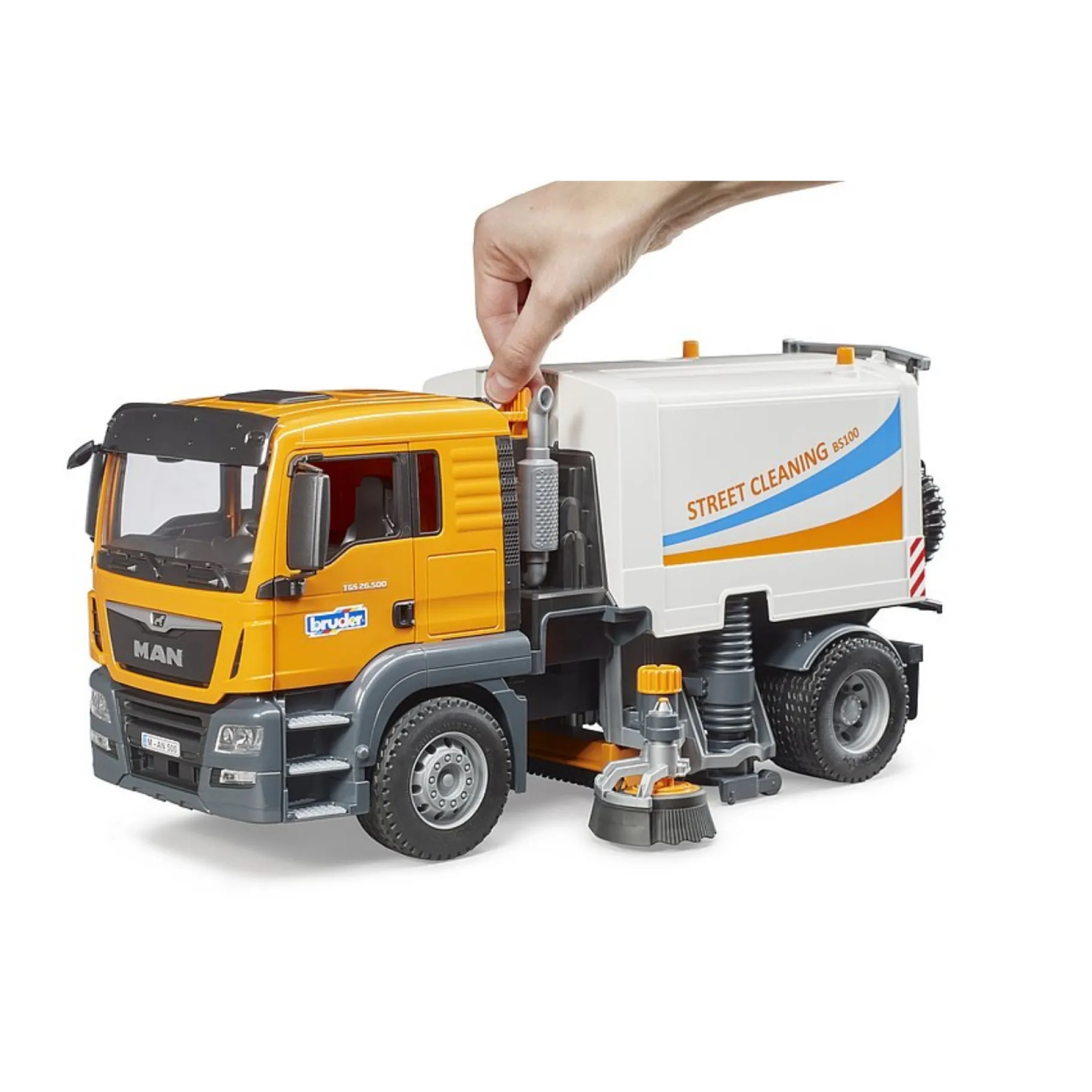 Auto's|Jongens>Bruder Auto Stratenreiniger MAN