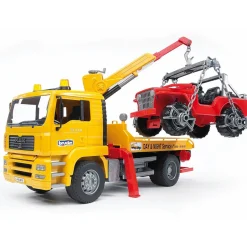 Voertuigen|Jongens>Bruder Auto Vrachtwagen Bergingstruck Met Jeep