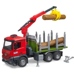 Auto's|Jongens>Bruder Auto Vrachtwagen MB Arocs Met Bomen