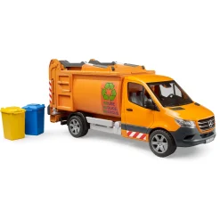 Voertuigen|Jongens> Bruder Mercedes Sprinter vuilniswagen met 2 containers