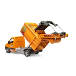 Voertuigen|Jongens></noscript> Bruder Mercedes Sprinter vuilniswagen met 2 containers