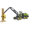 Boerderij|Jongens>Bruder Tractor Boomrooimachine John Deere