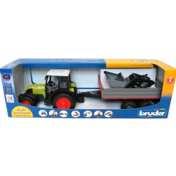 Boerderij|Jongens></noscript>Bruder Tractor Claas Nectis 267 F Met Aanhanger
