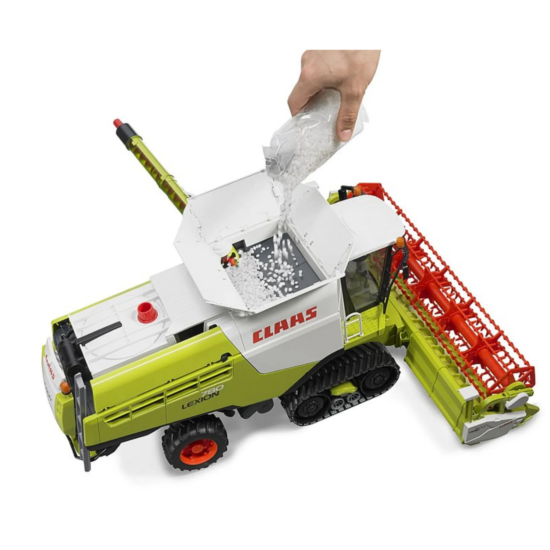 Boerderij|Jongens>Bruder Tractor Combine Claas Lexion 780 Terra Trac