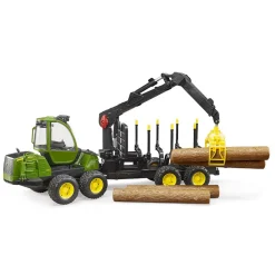 Boerderij|Jongens>Bruder Tractor John Deere Forwarder 1210E Met Boomstamgrijper