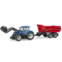 Boerderij|Jongens></noscript>Bruder Tractor New Holland T7.315 Met Frontlader