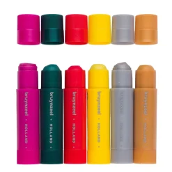 Tekenen / Kleuren>Bruynzeel verfstiften metallic kleuren 6 stuks
