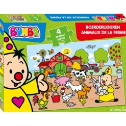 Legpuzzels> Bumba Puzzel 4 St Boerderijdieren