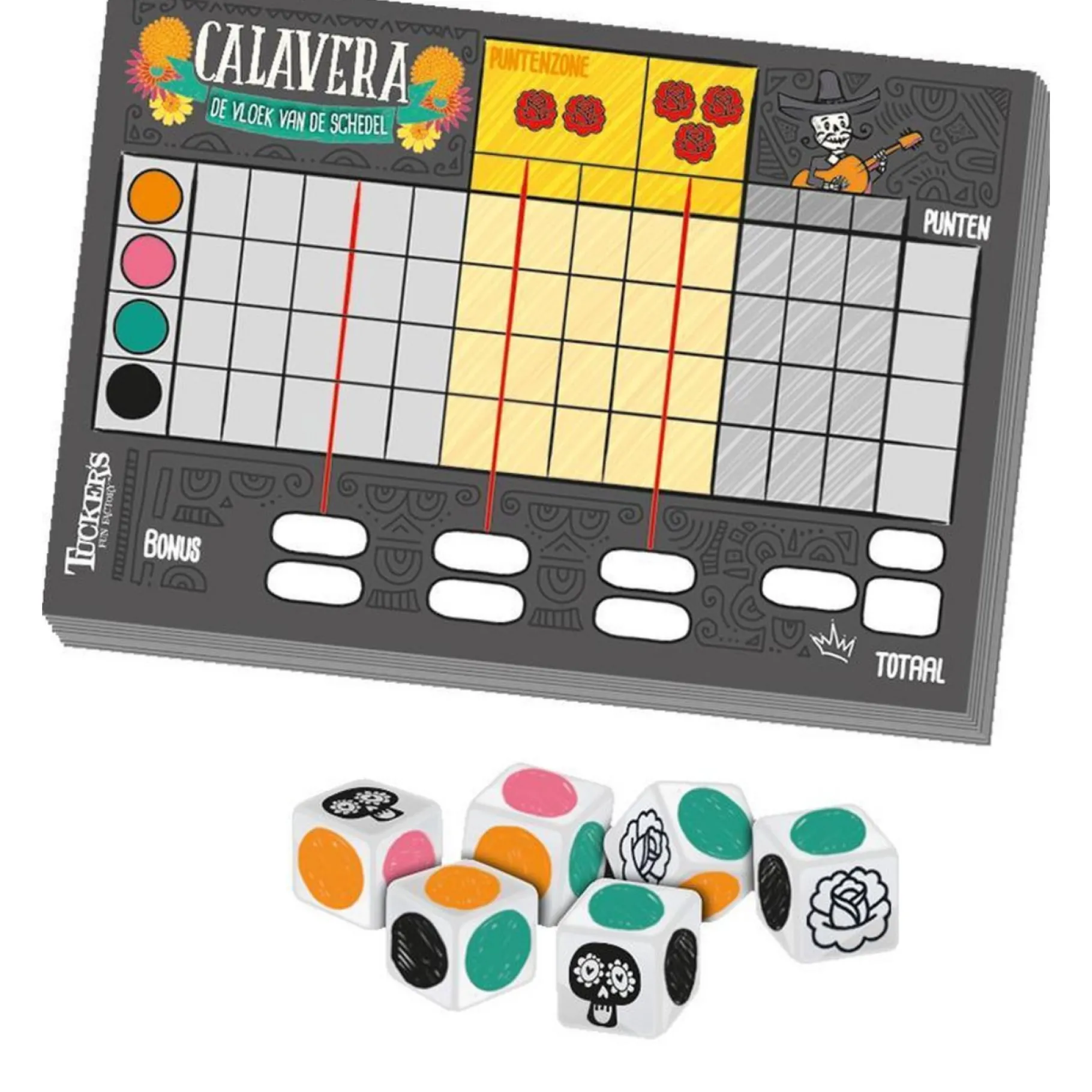 Dobbelspellen> Calavera - dobbelspel