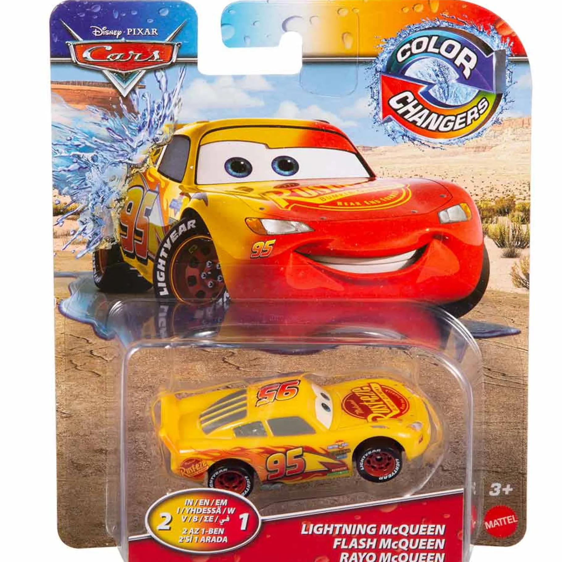 Jongens|Auto's>Mattel Cars Disney Color Changers Assorti