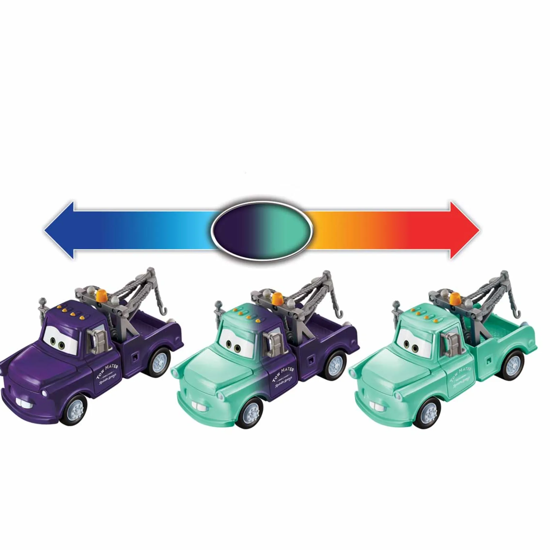 Jongens|Auto's>Mattel Cars Disney Color Changers Assorti
