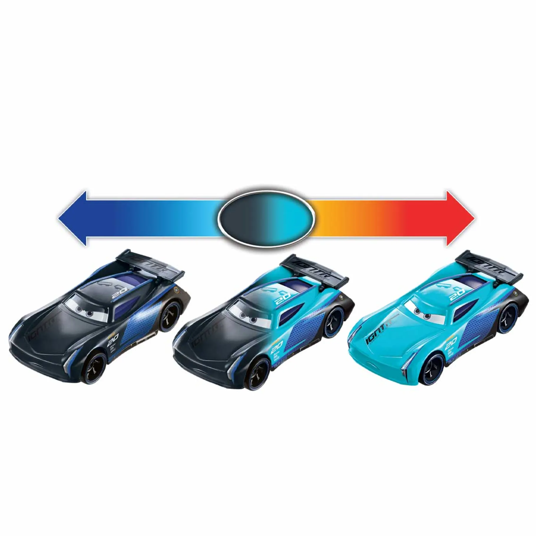 Jongens|Auto's>Mattel Cars Disney Color Changers Assorti