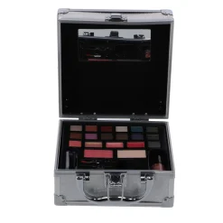 Make-Up></noscript> Casuelle Aluminium Mini Cosmetica Koffer Zilver