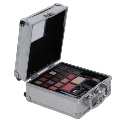 Make-Up></noscript> Casuelle Aluminium Mini Cosmetica Koffer Zilver