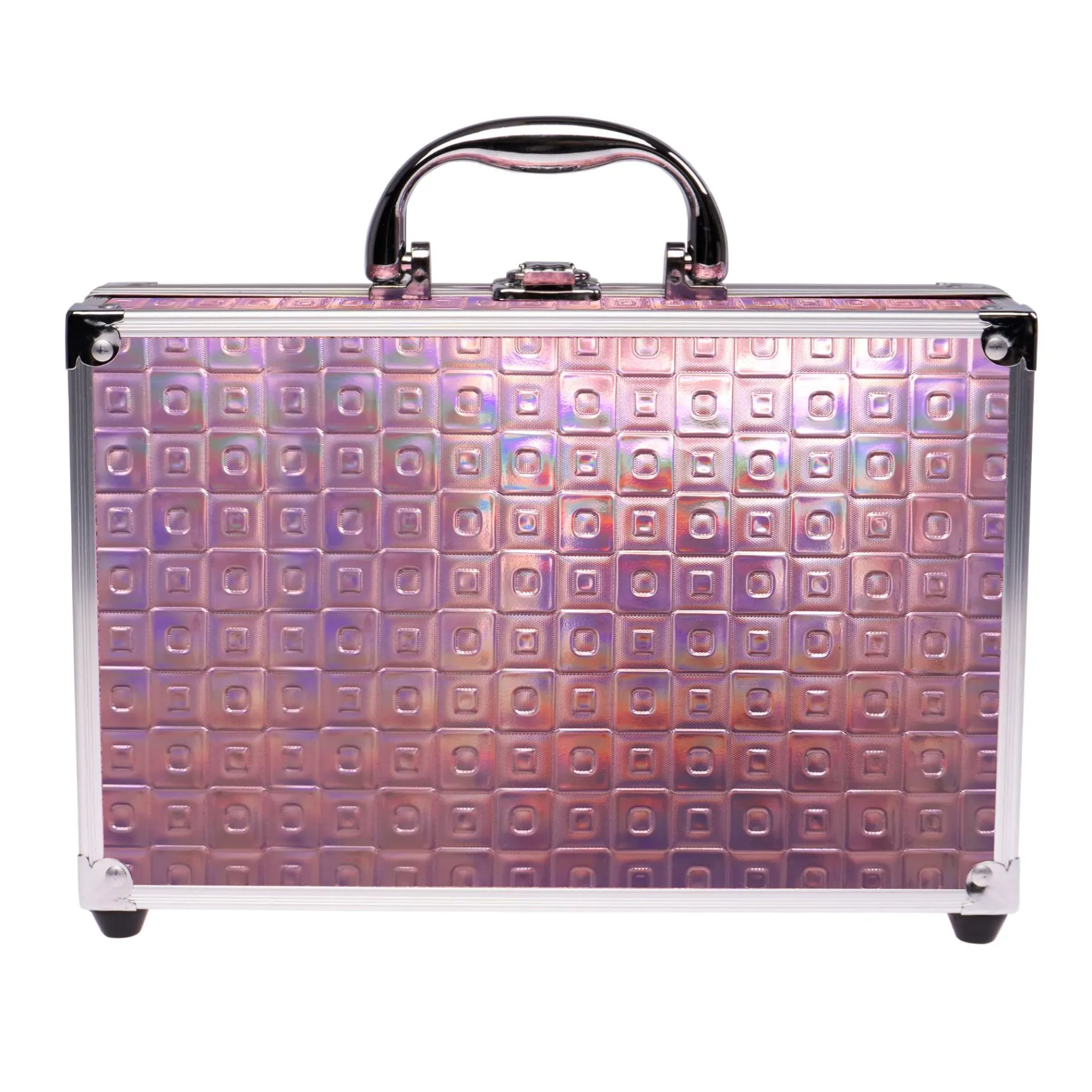Make-Up>Casuelle Holografisch Make Up Koffer Roze Glamour