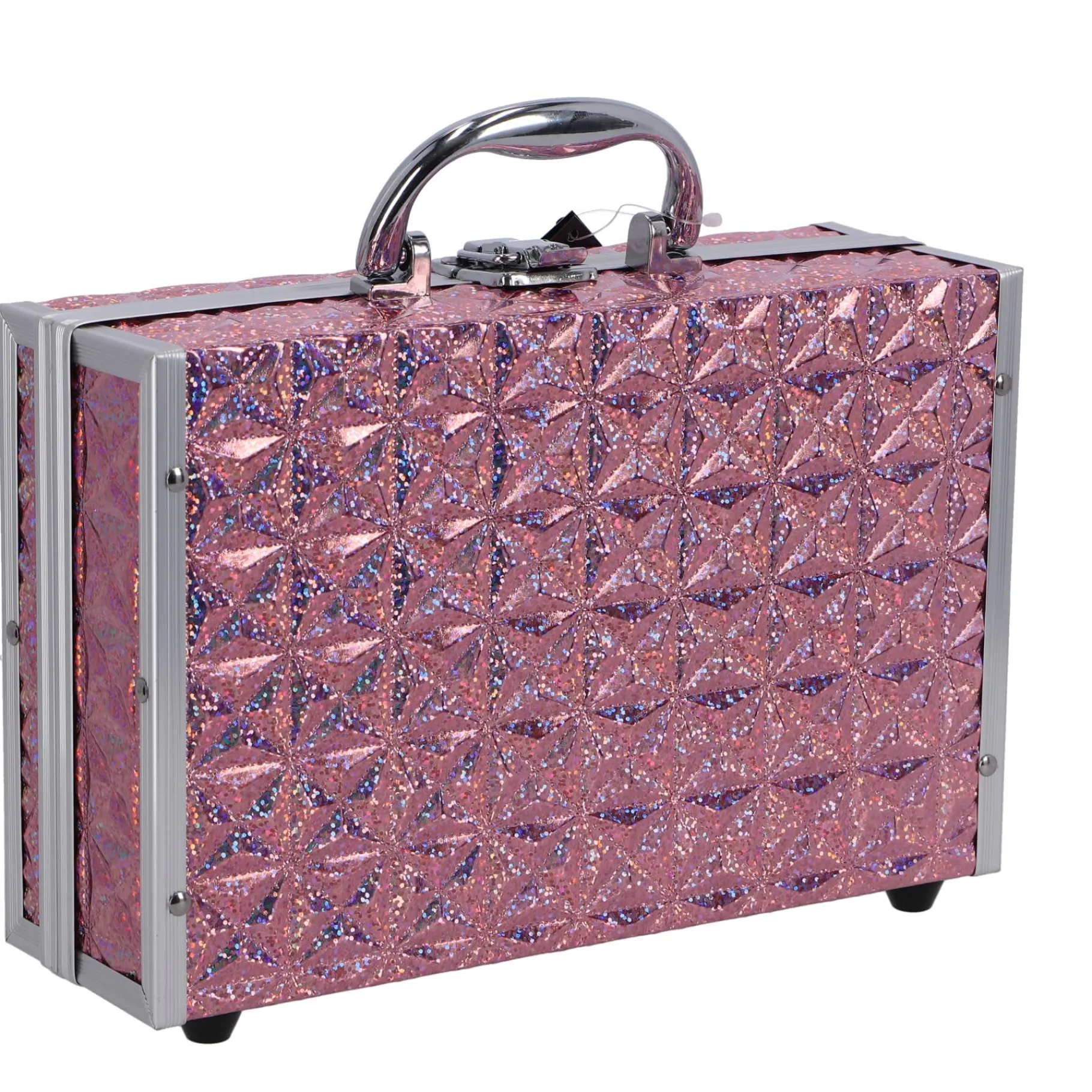 Make-Up> Casuelle Make Up Koffer Roze Holografisch