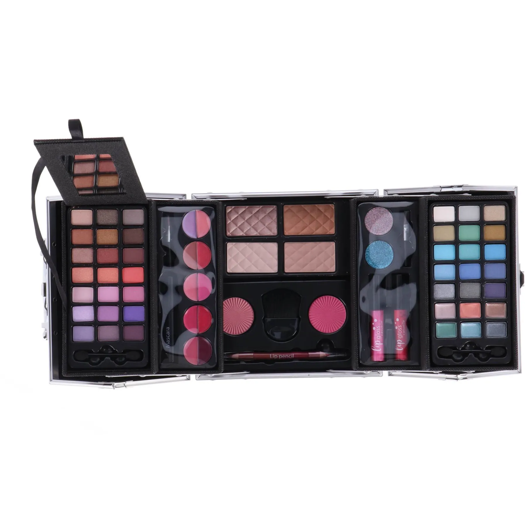 Make-Up> Casuelle Make-Up Koffer Oud Roze Multiglitter