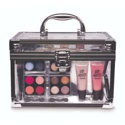 Make-Up> Casuelle Make-Upkoffer Plexiglas Alu Frame