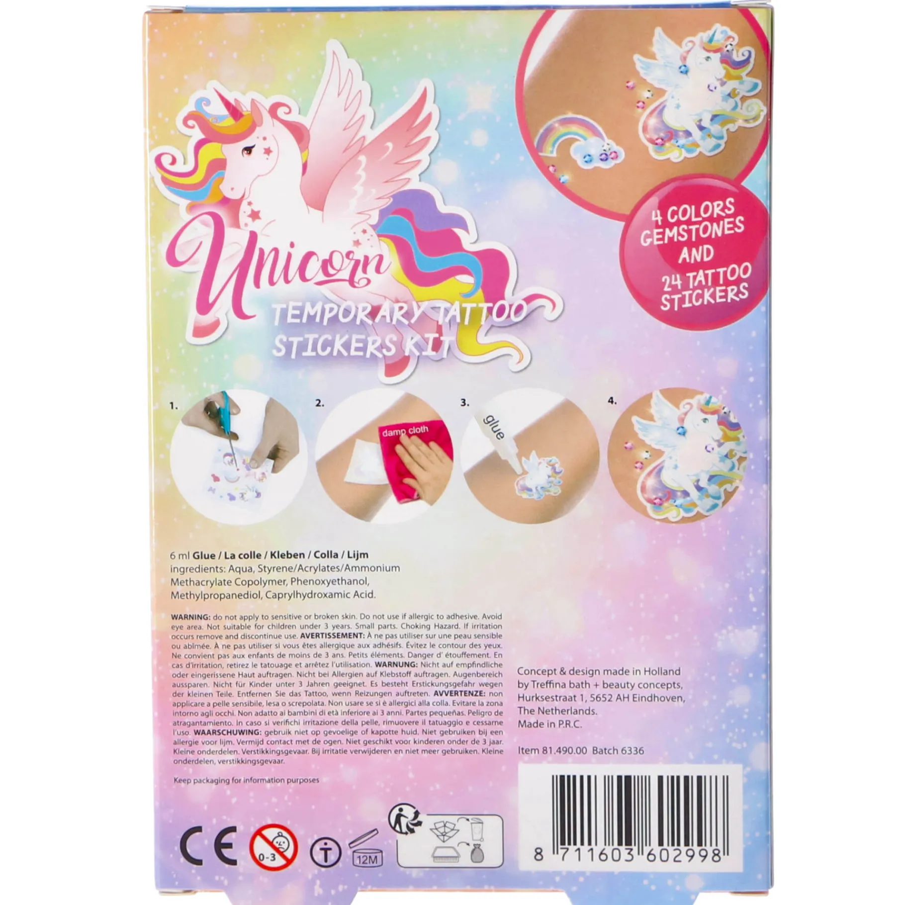 Make-Up> Casuelle Unicorn Glitter Body Tattoo