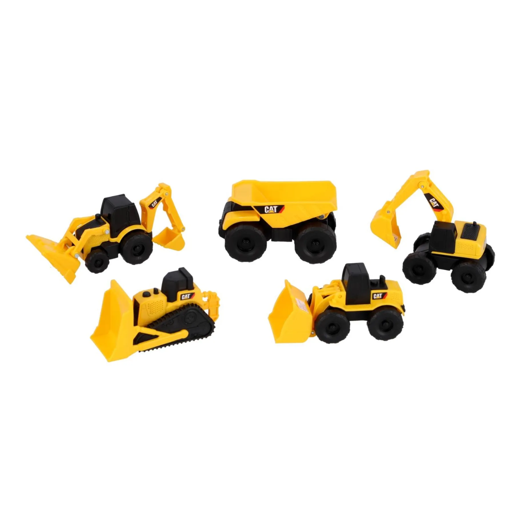Voertuigen|Jongens> Cat Mini Constructie Machines 5-Pack