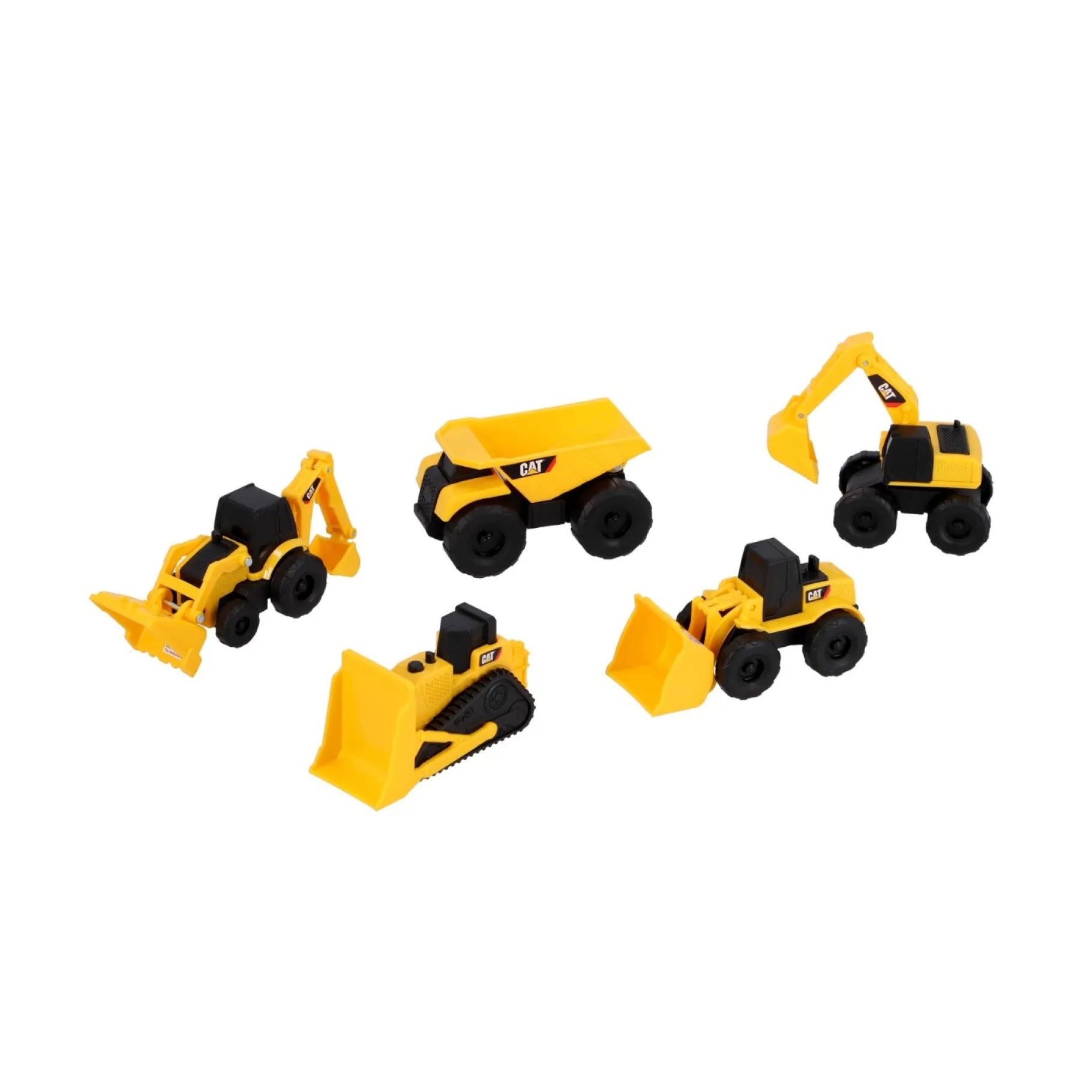 Voertuigen|Jongens> Cat Mini Constructie Machines 5-Pack