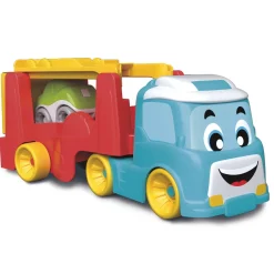 Voertuigen|Baby Voertuigen> Clementoni baby vrachtwagen met tuimelauto's
