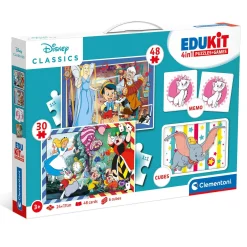 Legpuzzels>Clementoni edukit 4in1 disney classics