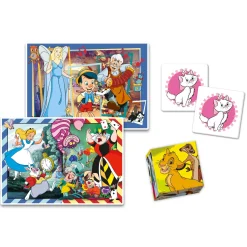Legpuzzels>Clementoni edukit 4in1 disney classics
