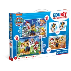 Legpuzzels>Clementoni edukit 4in1 paw patrol