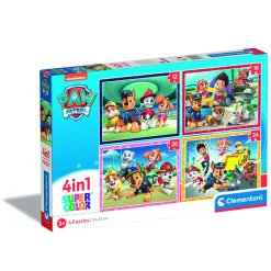 Legpuzzels>Clementoni Paw Patrol 4 in 1 puzzel 12, 16, 20, 24 stukjes