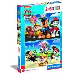 Legpuzzels>Clementoni paw patrol puzzel 2 x 60 stukjes
