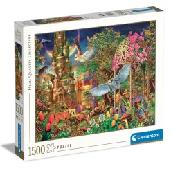 Houten Puzzels> Clementoni puzzel Fantasie Tuin 1500 stukjes