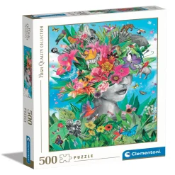 Houten Puzzels> Clementoni puzzel Jungle 500 stukjes
