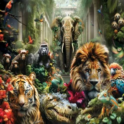 Houten Puzzels> Clementoni puzzel Mytische Jungle 1000 stukjes