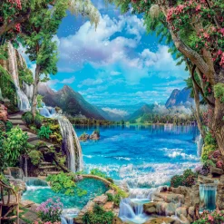 Houten Puzzels> Clementoni puzzel Paradijs op aarde 2000 stukjes