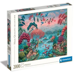 Houten Puzzels> Clementoni puzzel Vredig Oerwoud 2000 stukjes