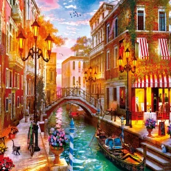 Houten Puzzels> Clementoni puzzel zonsondergang Venetie 500 stukjes