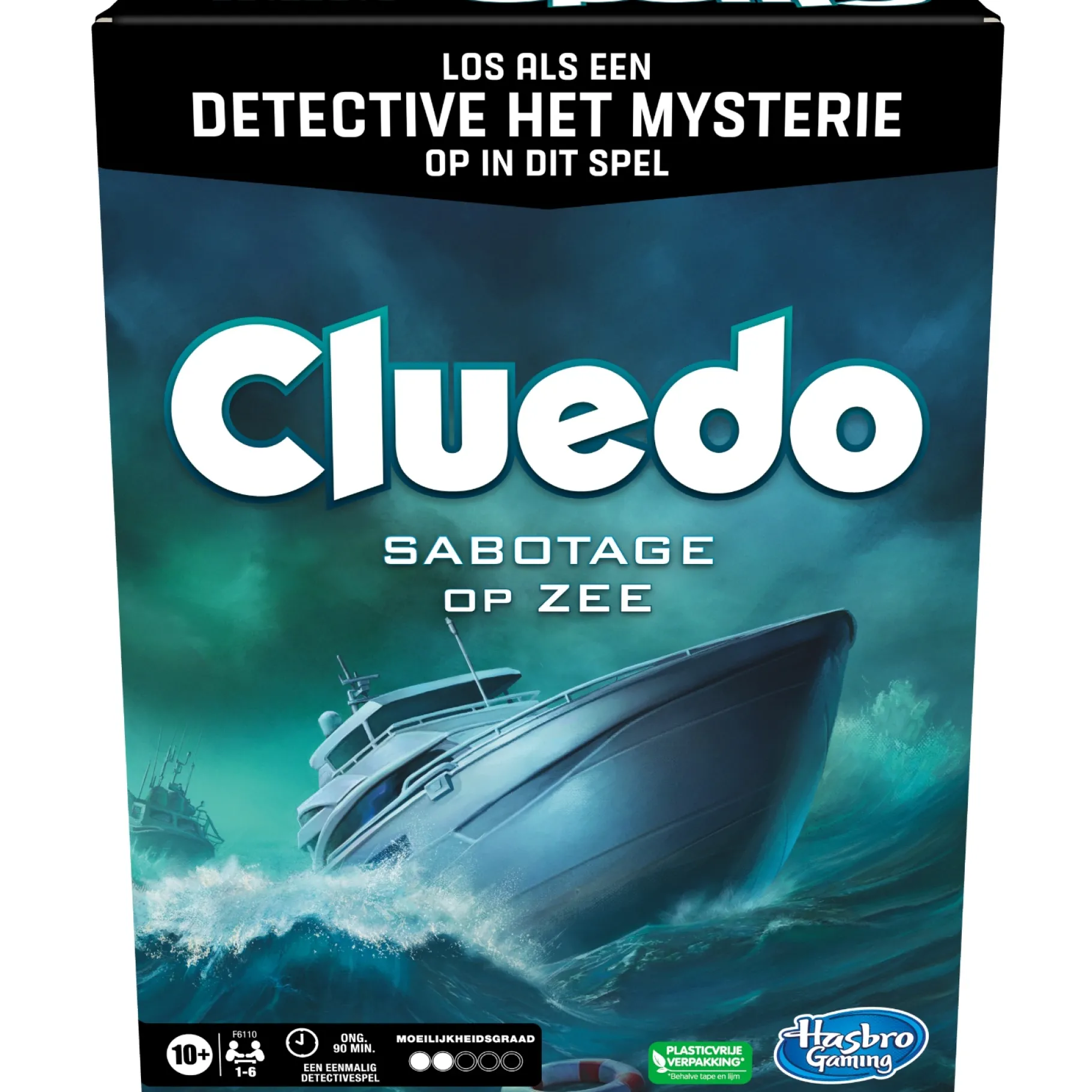 Strategiespellen>Hasbro Cluedo Escape Sabotage Op Zee - Denkspel