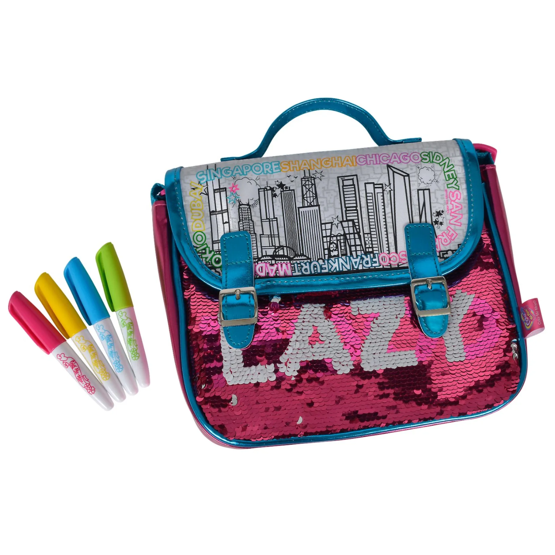 Tekenen / Kleuren> Color Me Mine Swap Briefcase + Markers