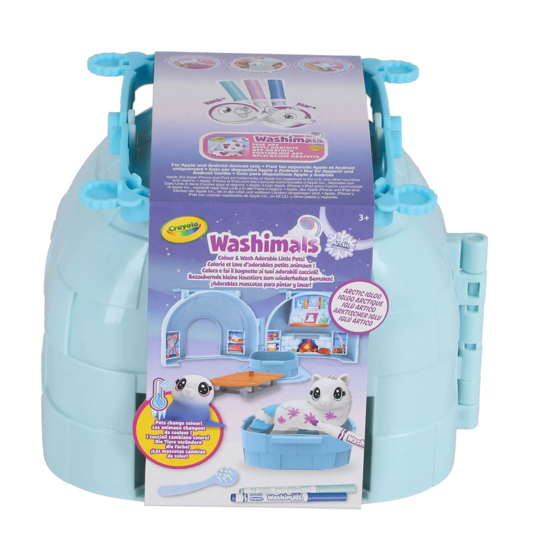 Tekenen / Kleuren>Crayola Washimals Pets Art Carry Case