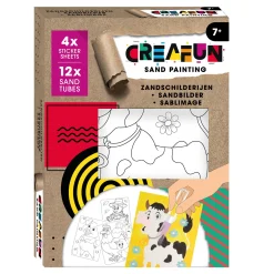 Knutselsets>Creafun zand schilderen compleet boerderij