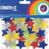 Stickers> Creat-It Foam Sterrenmix Glitter 54 Stuks